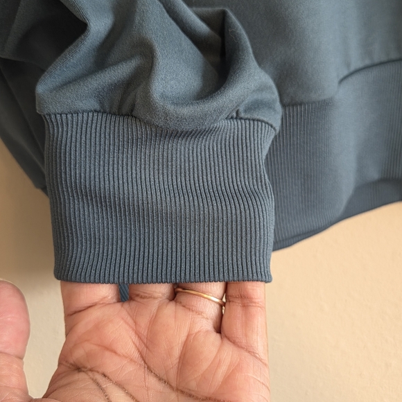 Feat Unisex Roam Crewneck Stargazer Pine Green Sweatshirt Sz M Athleisure - Picture 3 of 10